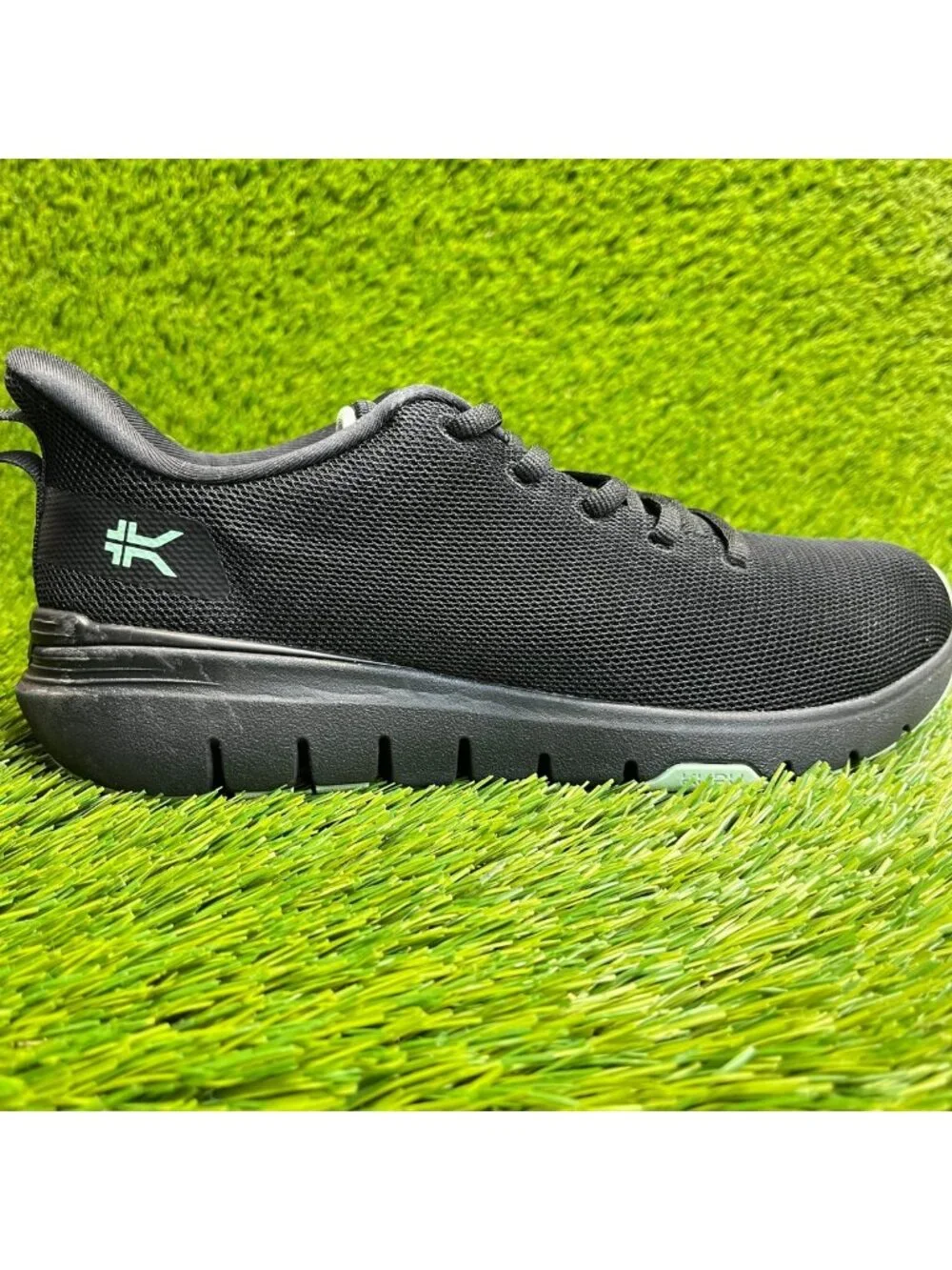 Kuru Flex Via Womens Size 8.5 Black Athletic Running Walking Shoes Sneakers